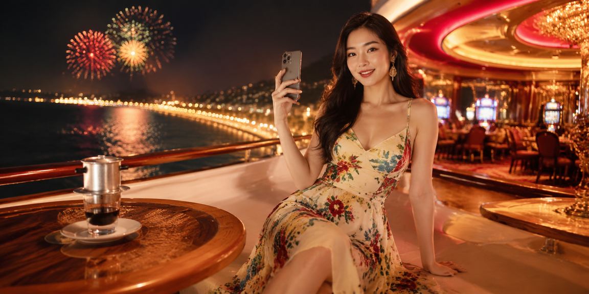 Không gian cà phê Mũi Né gợi trải nghiệm đăng nhập mobile an toàn